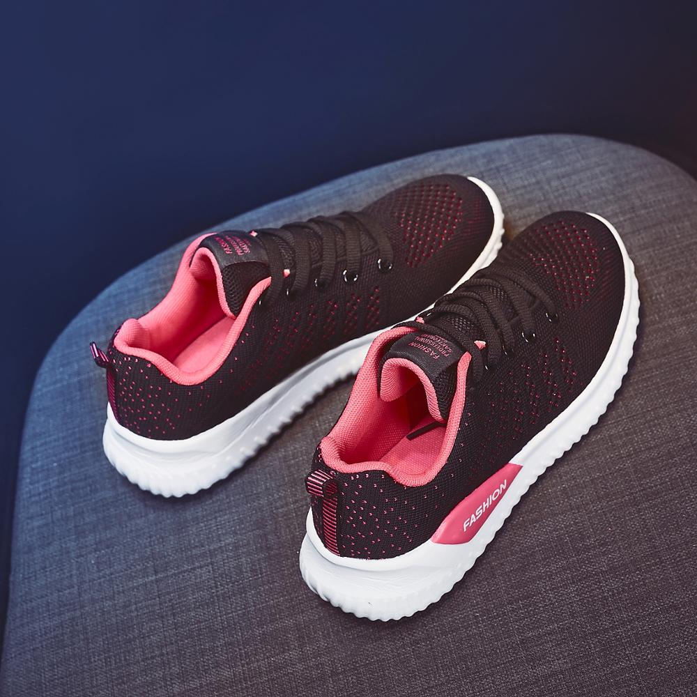 Tenis feminino märke lätta mjuka gympaskor dam tennisskor kvinnlig stabilitet promenadsneakers sneakers billigt