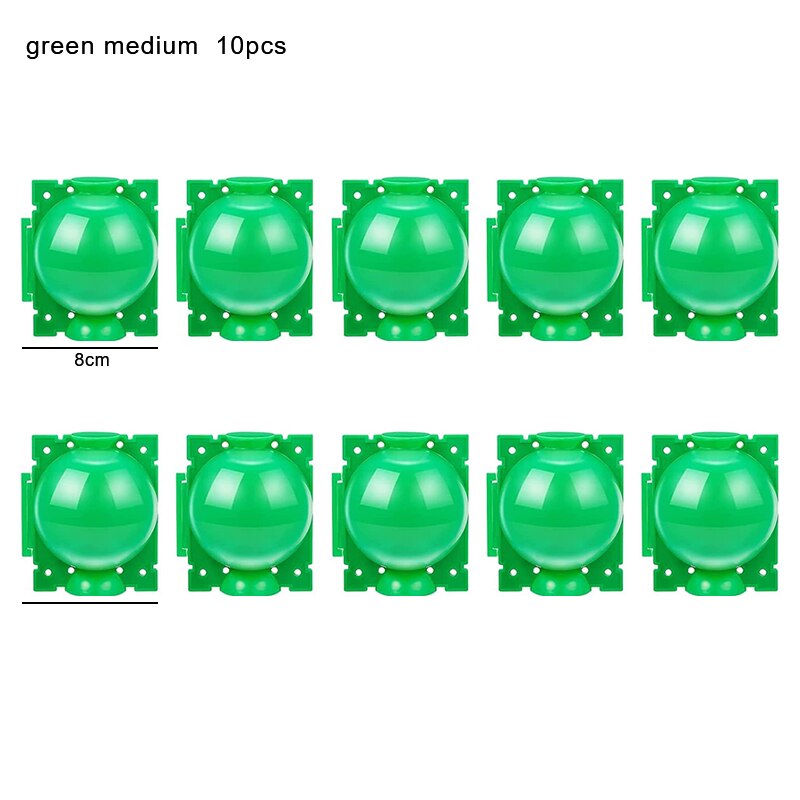 5/8CM Plant Rooting Ball Grafting Root Box 10/20Pcs Root Visible High Pressure Ball Breeding Growing Device For Garden Orchard: B 10pcs 8cm