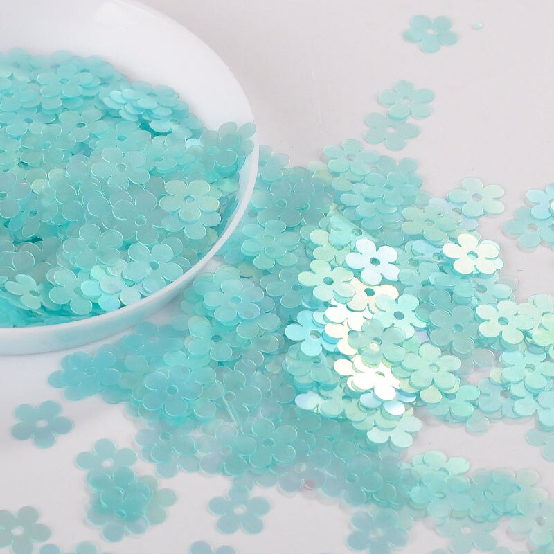Lentejuelas mate para mujer, 6 colores, 7mm, flor plana, lentejuelas sueltas, Paillettes, costura, artesanía de boda, prendas de vestir, accesorios DIY, 10g por paquete
