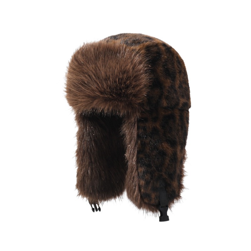 Trapper Hat Warme namaakbont muts met oorkleppen Winddicht Waterdicht Sneeuwskimutsen voor heren Dames Koud weer: Oranje