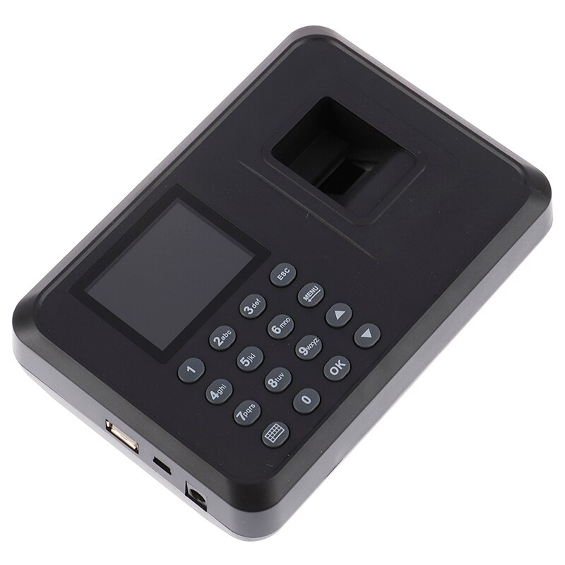 Fingerprint Attendance Machine LCD Display USB Fingerprint Attendance System Time Clock Employee Checking-in Recorder