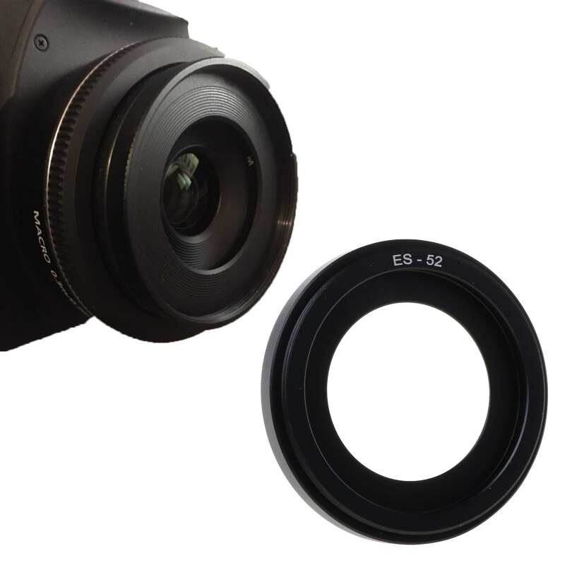 ES52 ES-52 Metal camera Lens Hood cover for Canon EF 40mm f/2.8 STM EF-S 24mm f/2.8 STM