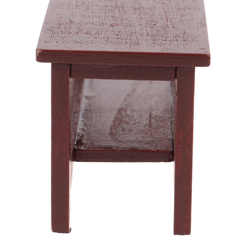 1:12 Mini Dollhouse Mobili In Miniatura In Legno Tavolo Da Tè Salotto Della Casa di Bambola Accessori Del Capretto Giochi Di Imitazione Giocattolo