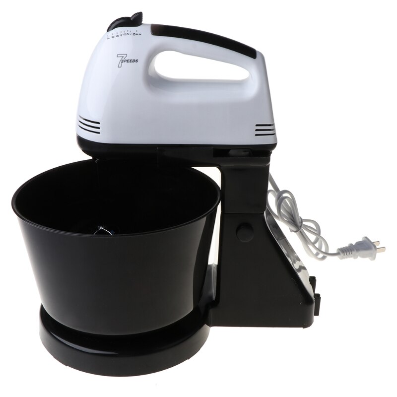7 Speed Automatic Electric Whisk Hand Food Mixer Handheld Flour Bread Egg Beater Stand Blender