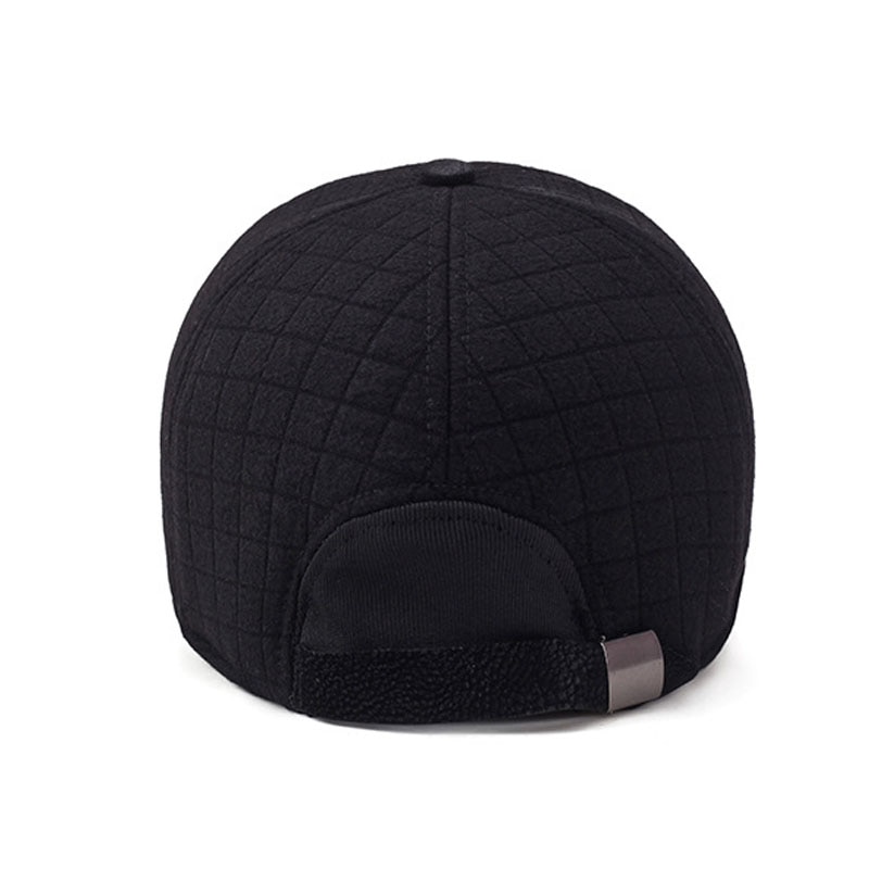 Winter Dikkere Baseball Cap Voor Mannen Met Oorkleppen Warm Houden Katoen Snapback Cap Mannen Vader Hoed Gehoorbescherming Pet