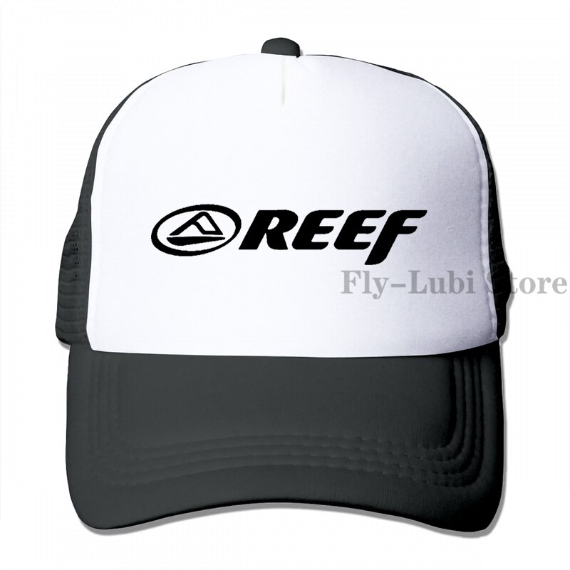 Logo aziendale s Reef Surf berretto da Baseball uomo donna Trucker Cappelli di modo cappuccio regolabile: 3-Black