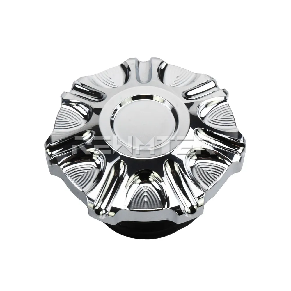 Motorcycle CNC Aluminum Fuel Gas Tank Vented Decorative Oil Cap For Harley Touring Road King Softail Dyna Sportster XL 1200 883: MULTI