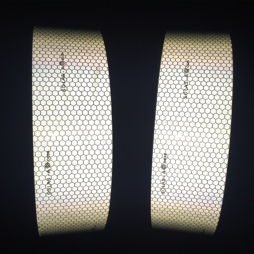 5 cmx 5m selvklæbende marine reflekterende tape i solas til livreddende produkter