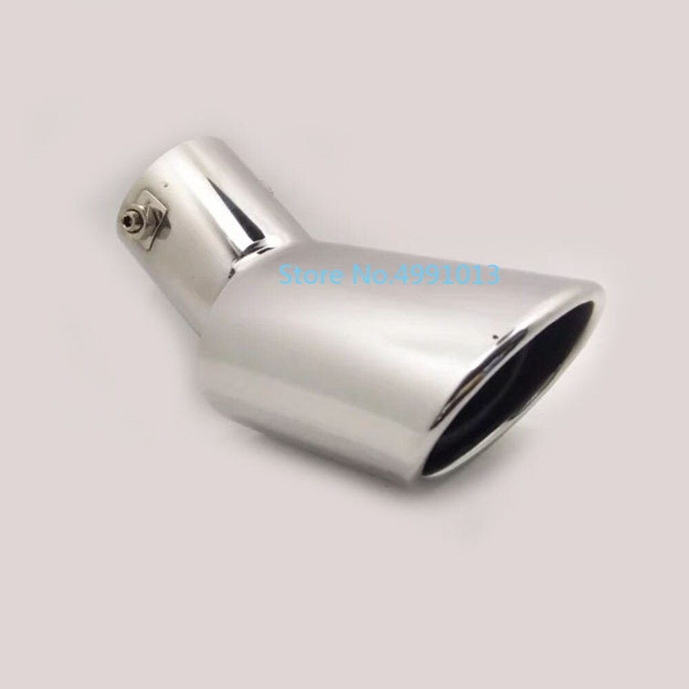 Car cover stainless steel muffler exterior end pipe dedicate exhaust tip tail outlet ornament For Honda Fit jazz
