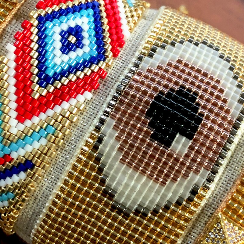 Bluestar Gold Miyuki Armband Set Voor Vrouwen Handgemaakte Weefgetouw Kralen Charm Armbanden Armband Vrouwelijke Kwastje Sieraden: 3