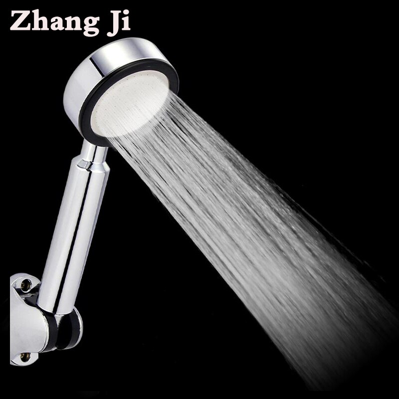 ZhangJi Bathroom ABS 68 Hole Shower Head High Pressure With Chrome Water Saving Handheld Shower Head Rain Hand Spray Nozzle Head