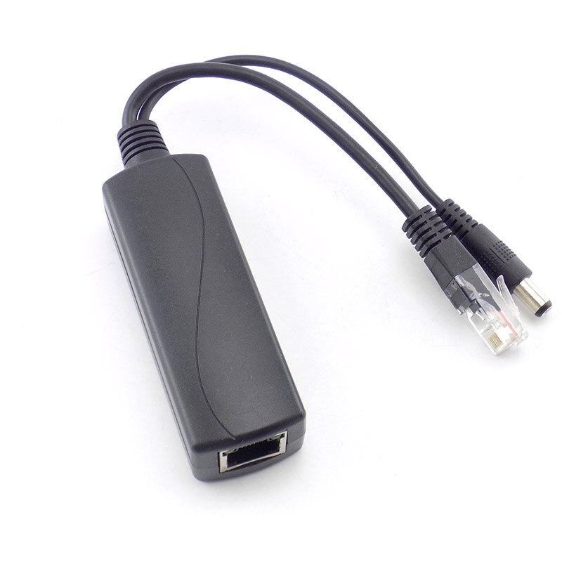 Poe injector 48V to 12V POE Splitter Connector Power Adapter Switch for IP Camera Wifi Injector Cable Wall US/EU Plug