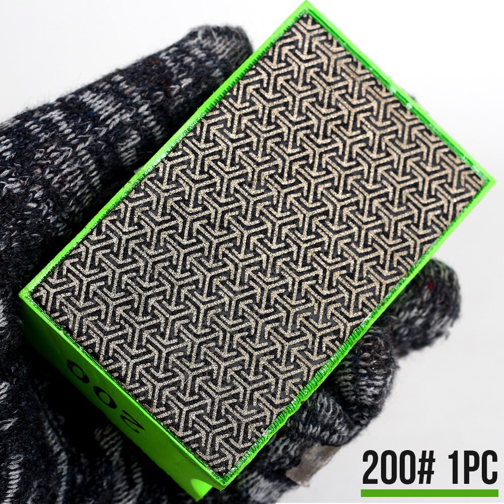 Yijing Diamant De Hand Polijsten Pads Hand Schuren Pads Voor Steen Glas Kunststeen Keuken Schoonmaken Schurende Te: 200-1pc