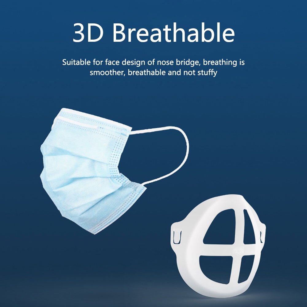 25 Stuks 3D Mond Ondersteuning Ademhaling Helpen Helpen Masker Inner Kussen Beugel Masker Houder Ademend Ventiel Voor Volwassen En Kinderen