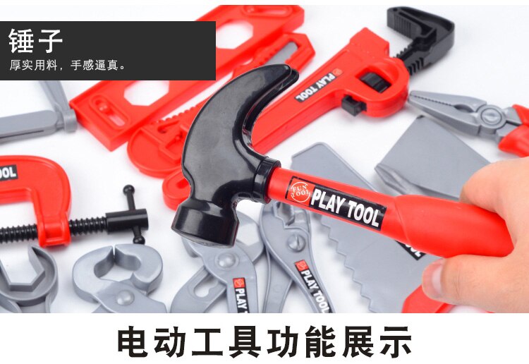 28 stuks Kinderen Tool Set Speelgoed, Educatief Pretend Play Speelgoed.