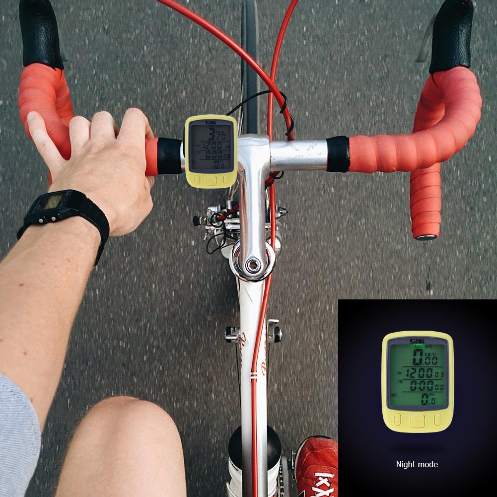 Waterproof 15 Function LCD Bike Bicycle Odometer Speedometer Cycling Speed Measuring Tool Outdoor Cycling Riding Accessories