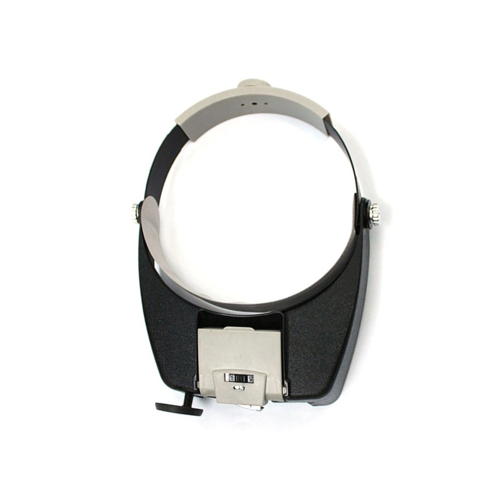 LED Lamp Light Headband Jewelry Magnifying Glass Head Loupe Reading Magnifier Headband LED Light Magnifying Glass Lens Visor