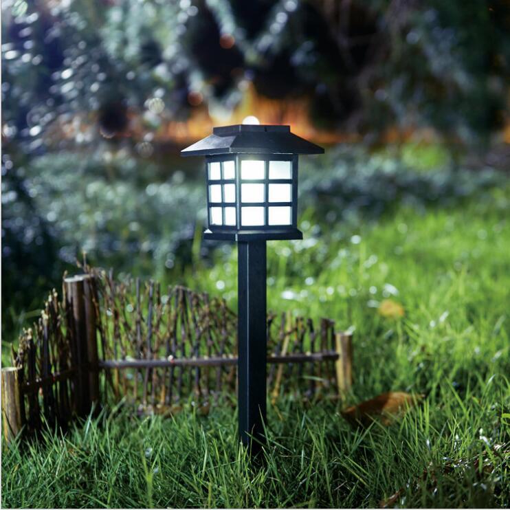 La voie solaire allume les lumières actionnées solaires extérieures de jardin de LED pour la pelouse, Patio, cour, passerelle, allée (blanc, blanc , coloré): WHITE / 6pcs