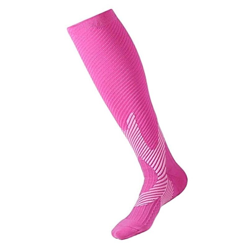 Sport Sokken Fietsen Ftness Leggings Compressie Druk Spier Sokken Mannen Vrouwen Ademend Basketbal Running Voetbal Sokken