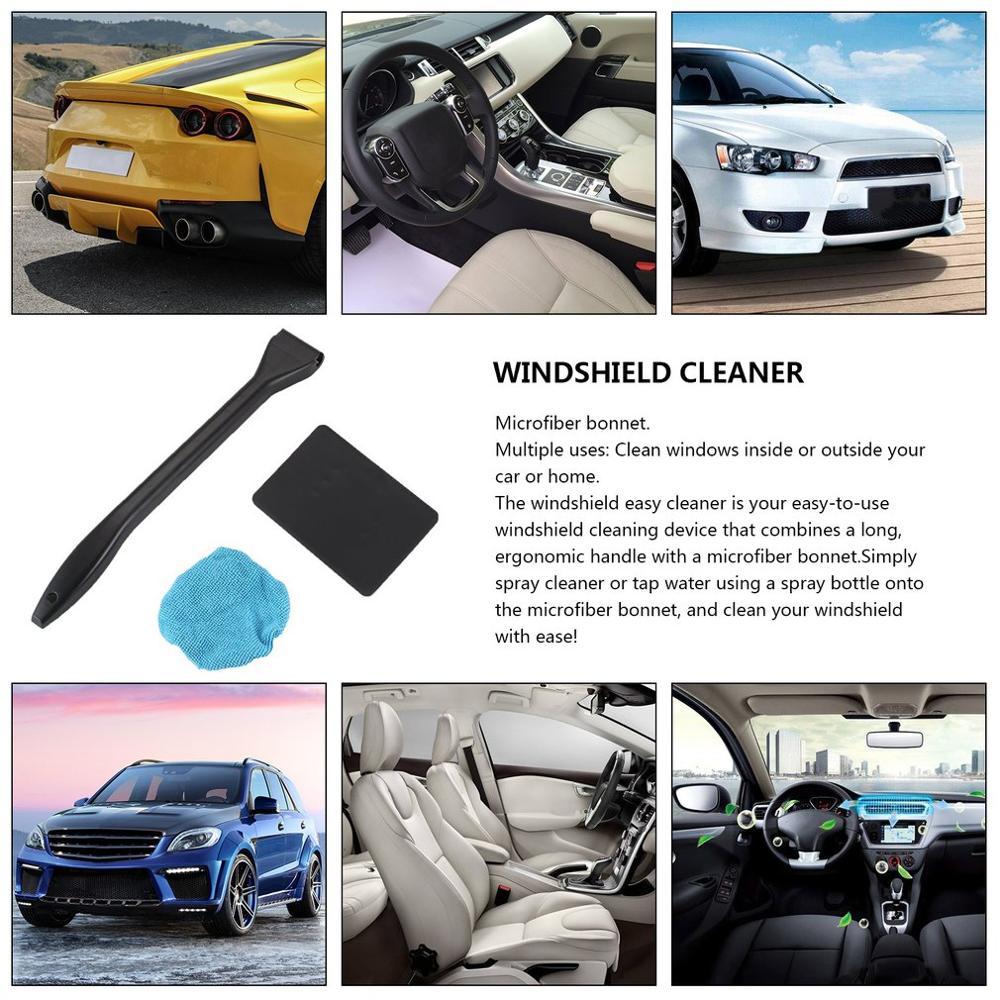 Portable Plastic Windshield Easy Cleaner Easy-microfiber Clean Hard-To-Reach Windows On Your Car Or Home
