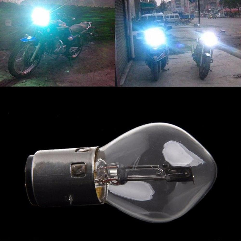 2 stk universal motorcykel  b35 ba20d 12v 10a 35w forlygtepære scooter til moto atv lampe høj  k9 f 9