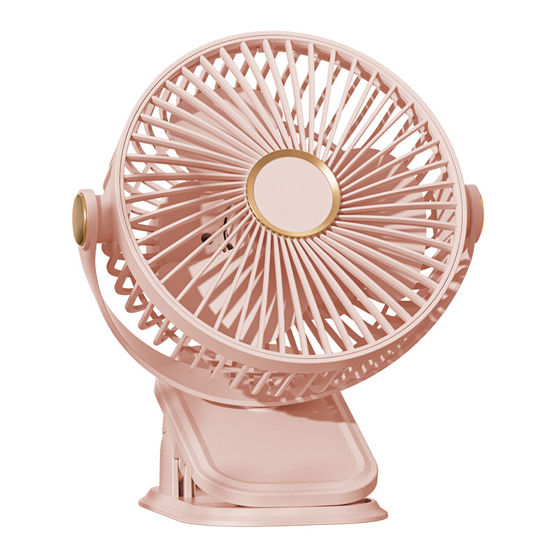 Portable Home Desktop Clip Fan Mini Electric Office Clamp Cooling Fans Student Dorm Bed Natural Wind Ventilation 220V: Beige