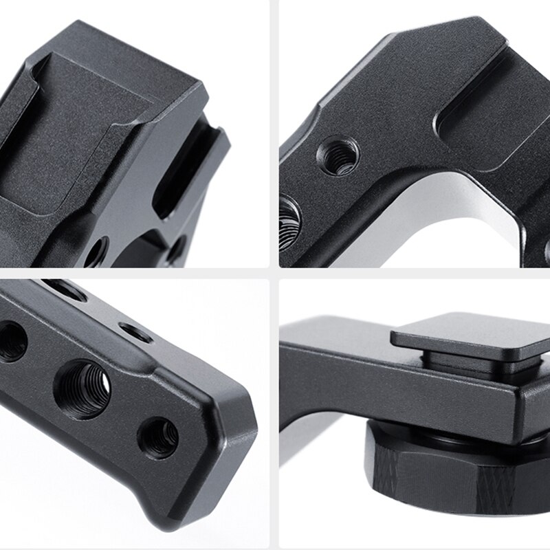 R005 Dslr Camera Top Handle Grip Metallo Adattatore Scarpa Freddo di Montaggio Universale Hand Grip Per Sony Nikon Canon Con 1/4 3/8 vite