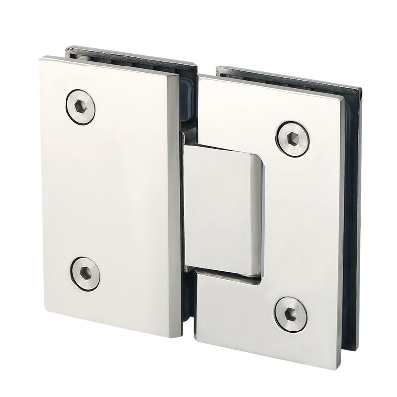 Heavy Duty 180 Degree Glass Door Cabinet Showcase Cabinet Clip Glass Shower Door Hinge Replacement Parts Stainless Steel Polishe: Default Title