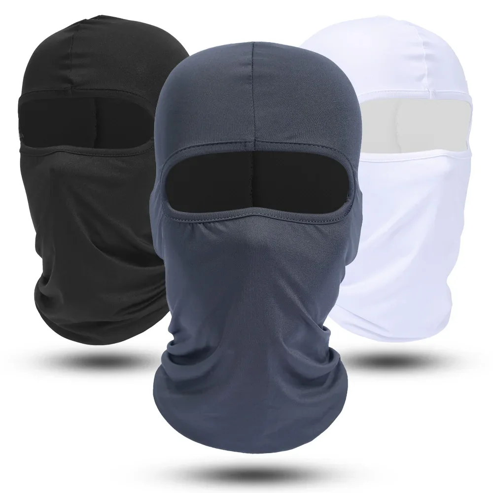 Gorro de pasamontañas deportivo transpirable de secado rápido a prueba de viento máscara facial completa para montar correr esquí senderismo cubierta facial al aire libre hombres: Oro