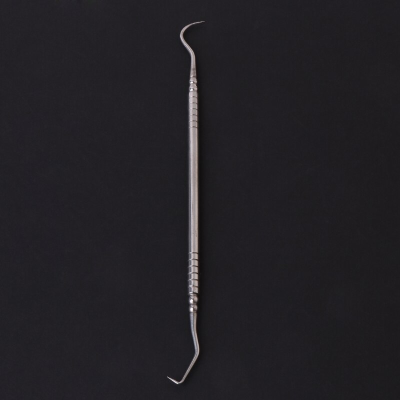 1Pc Double Ends Dentist Teeth Clean Hygiene Explorer Probe Hook Pick Dental Tool X7JA