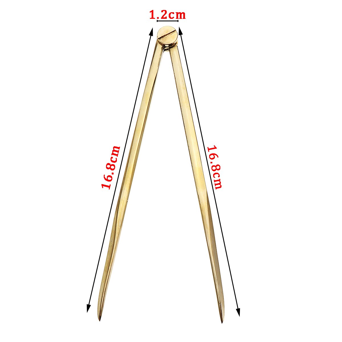 168mm Nautical Chart Straight Divider Solid Brass Marine Dividing Tool-Compass Portable No Rust for Architects Marine Navigation