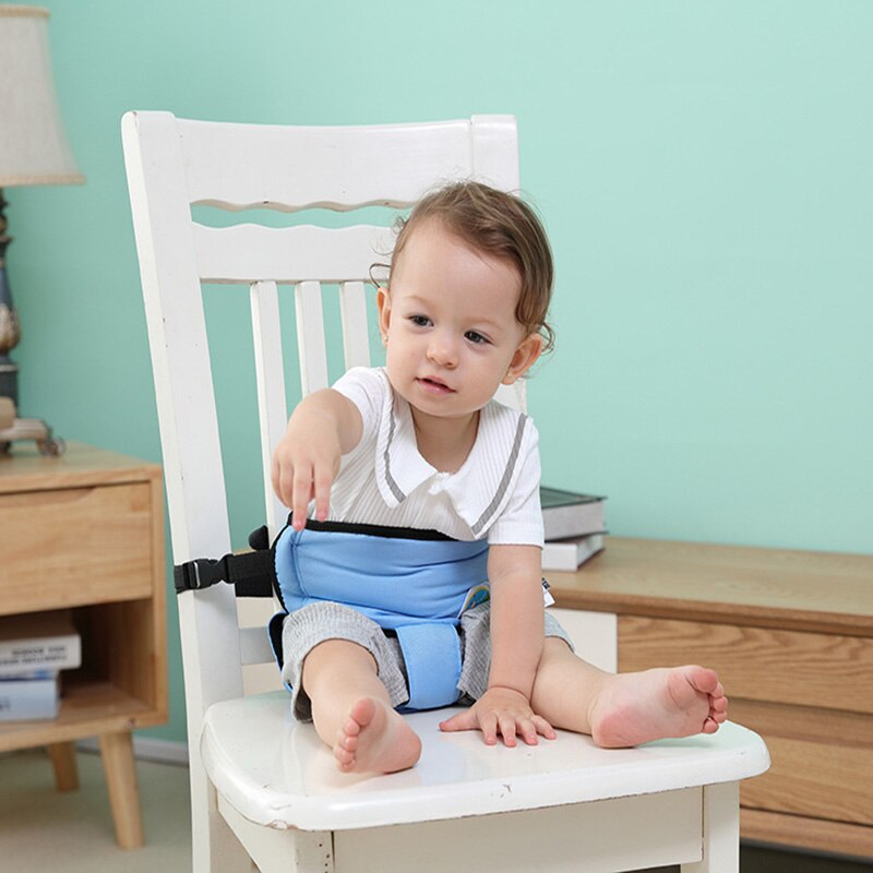 baby spisestue stol sikkerhetsbelte sete justerbare stropper læretrinn gå belte tøye ut pakke inn paring høy stol sele sete