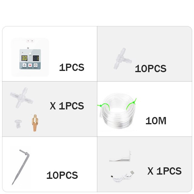 DIY Miniature Automatic Drip Irrigation Kit Garden Irrigation System Indoor Plant Automatic Watering System: Automatic irrigation