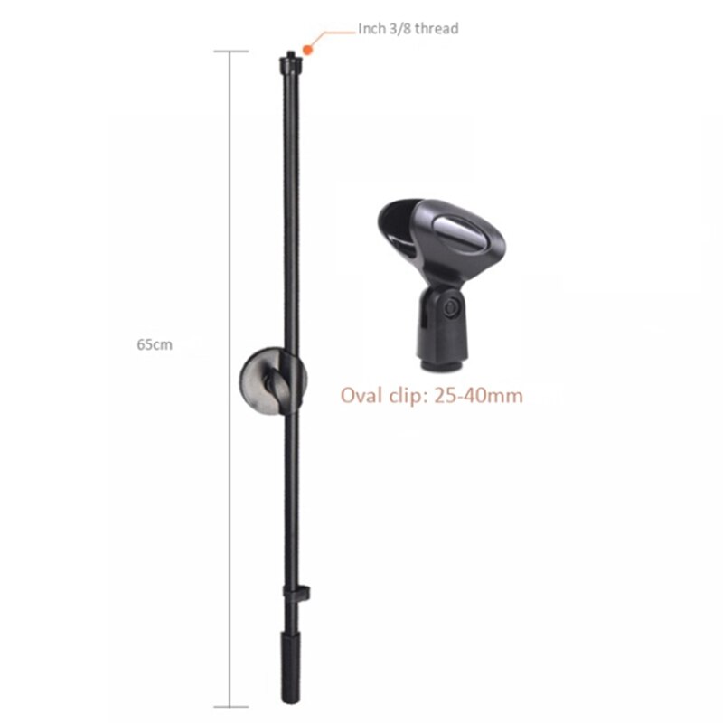 Microphone Floor Stand Bracket Accessories Can Be Rotated 360 Degrees