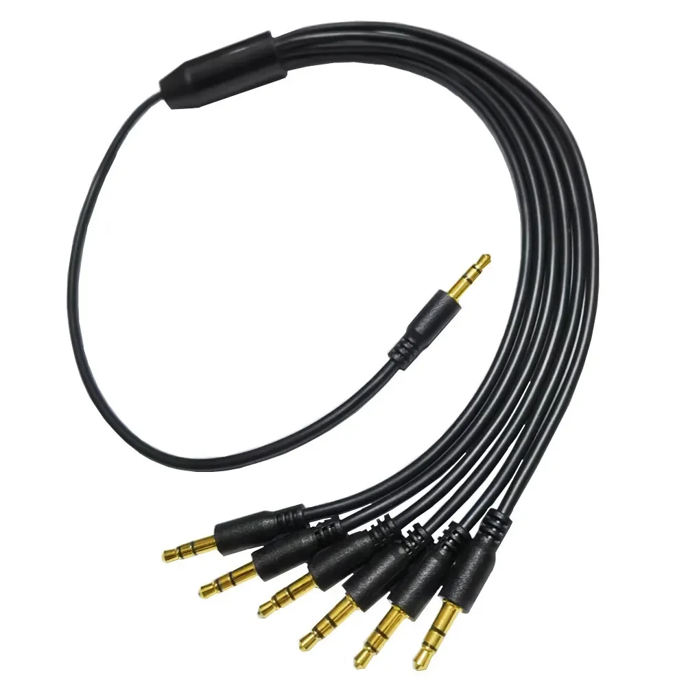 Répartiteur audio mâle 3.5mm vers 2, 3, 4, 5 et 6 mâles, prise stéréo TRS, câble adaptateur pour casque, smartphone, ordinateur, régule 3, écouteur
