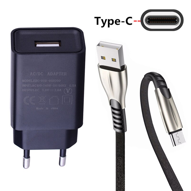 Eu-wandcontactdoos usb-lader 3a snel opladen type c-datakabel voor huawei p smart z  p20 p30 lite mate 20 10 honor 8 9x 30 pro-telefoon: Zwarte opladerkabel