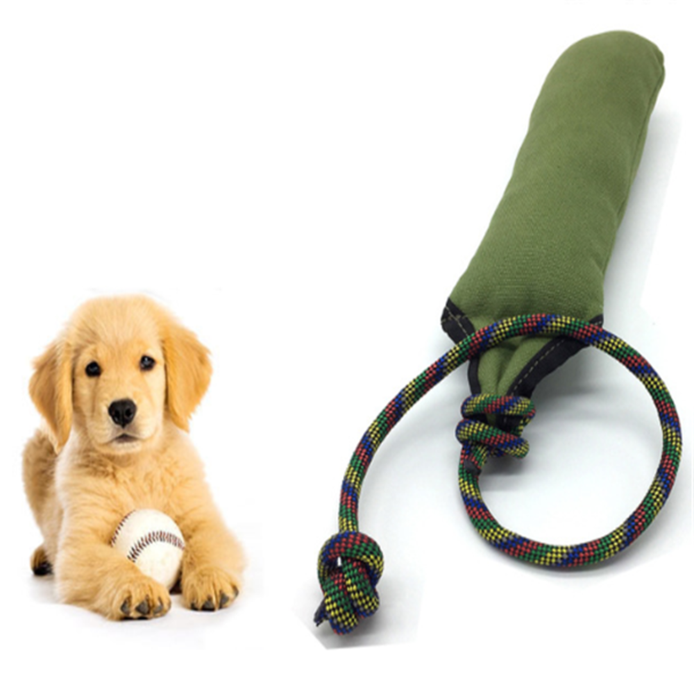 30cm Pet Training Stick Tracking Bite Stick Oxford Cloth Bite Toy Dog Training Interactive Supplies
