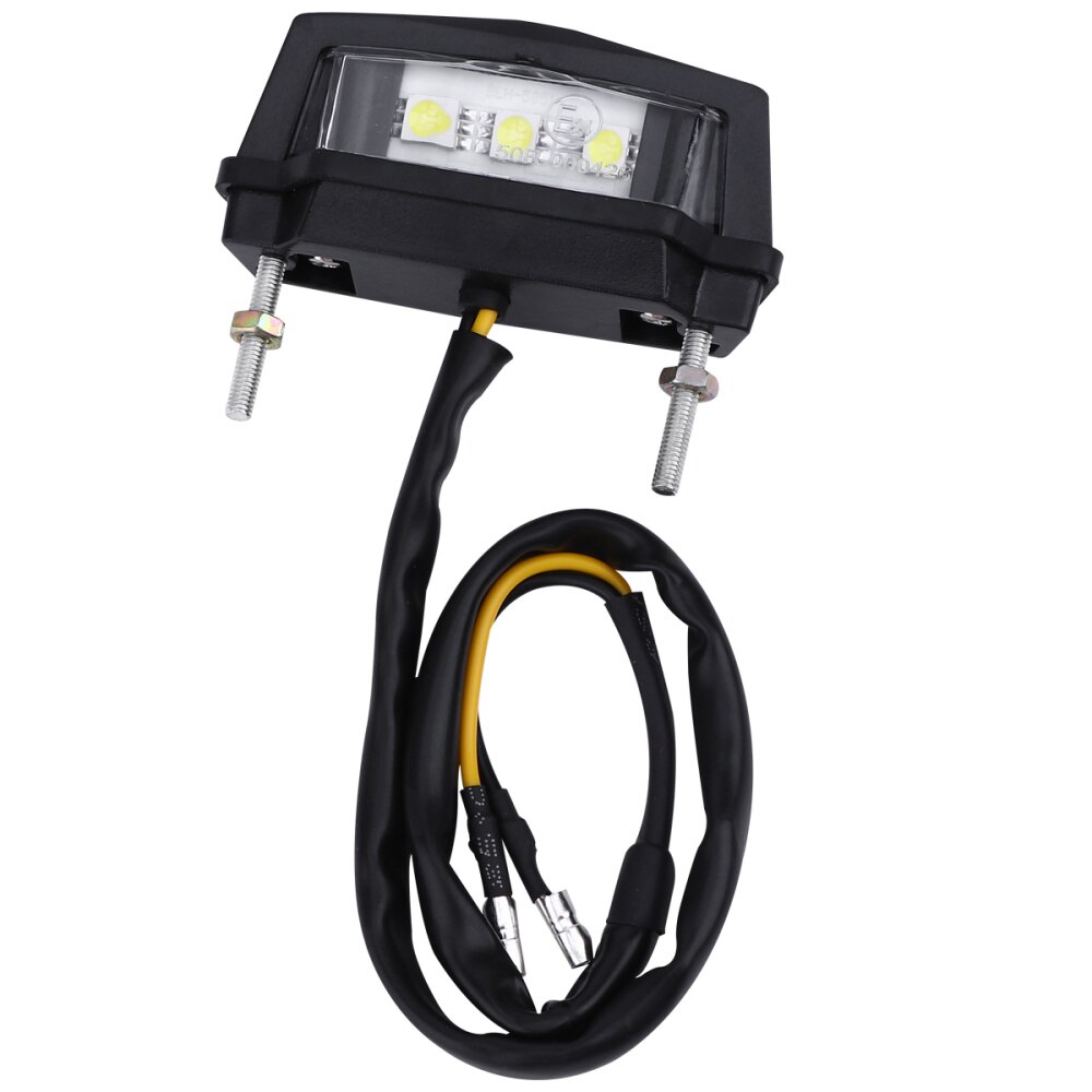 1pc kentekenplaatverlichting eenvoudige auto exterieur accessoires nachtsignaal verlichting lampen voor auto scooter motorfiets: Default Title