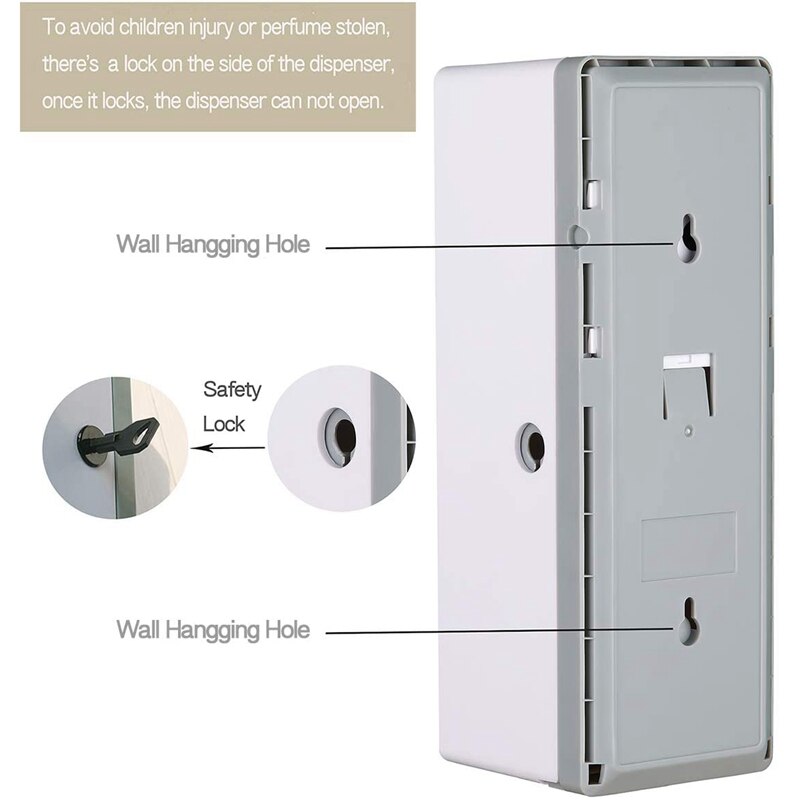 Désodorisant automatique pour hôtel maison pulvérisateur de parfum régulier Machine distributeur de parfum mural diffuseur