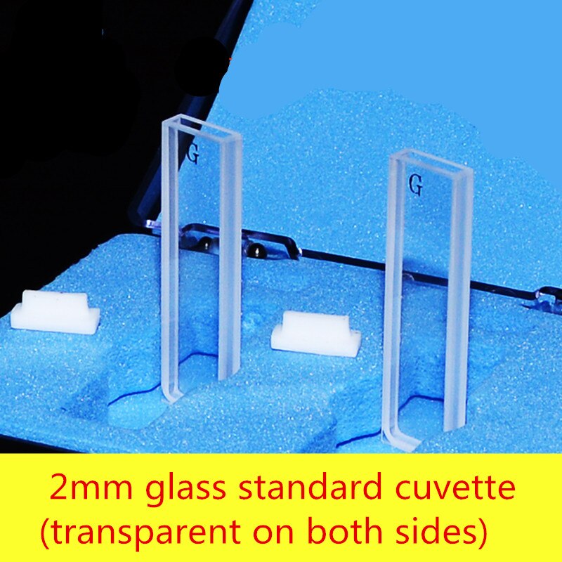 Glas Cuvette 20mm/Licht Doorlatende/Zuur en Alkali/Melt Geïntegreerde/Hoge Doorlaatbaarheid