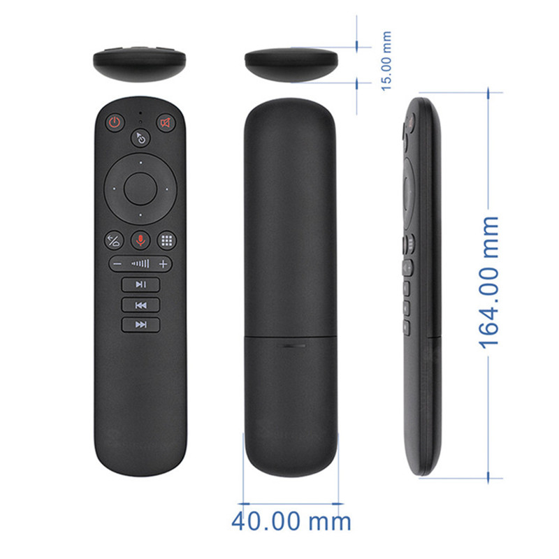 Télécommande gyroscope sans fil pour h96 max x96 hk1 max, android tv g20s g, 2.4g