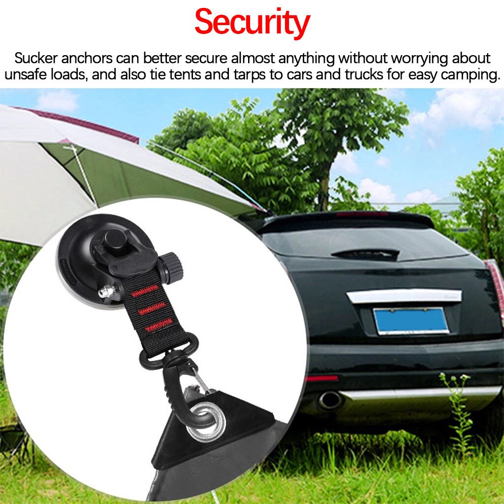 Heavy Duty Max 10 kg Car Boat Camping Suction Cup Anchor with Hook, Wall Mount