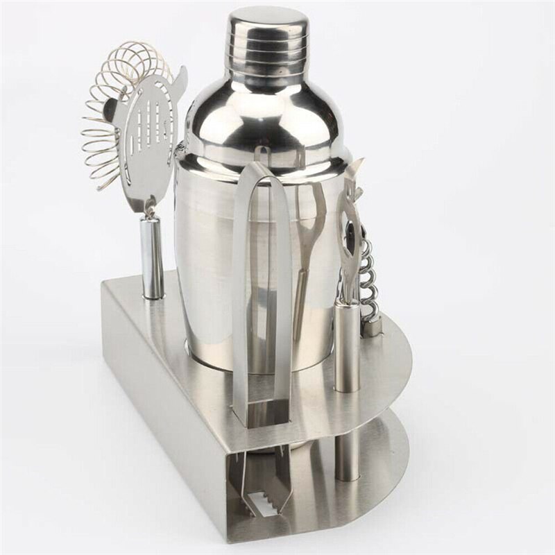 12pcs Stainless Steel Cocktail Shaker Mixer Drink Bartender Tools Bar Set Kit Bar Accessories Cocktail Shack