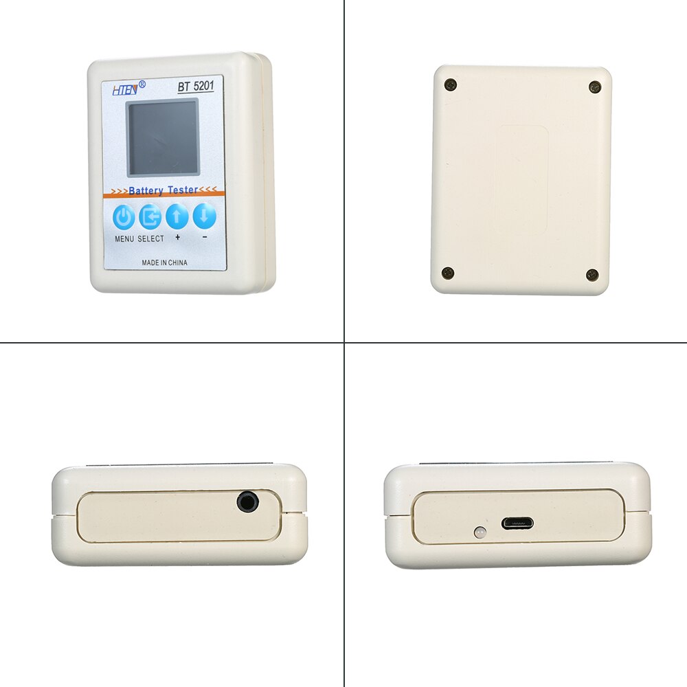 Batterie Tester BT5201 USB Hohe Präzision Batterie Interne Widerstand Tester Meter für Akku Batterie Kapazität