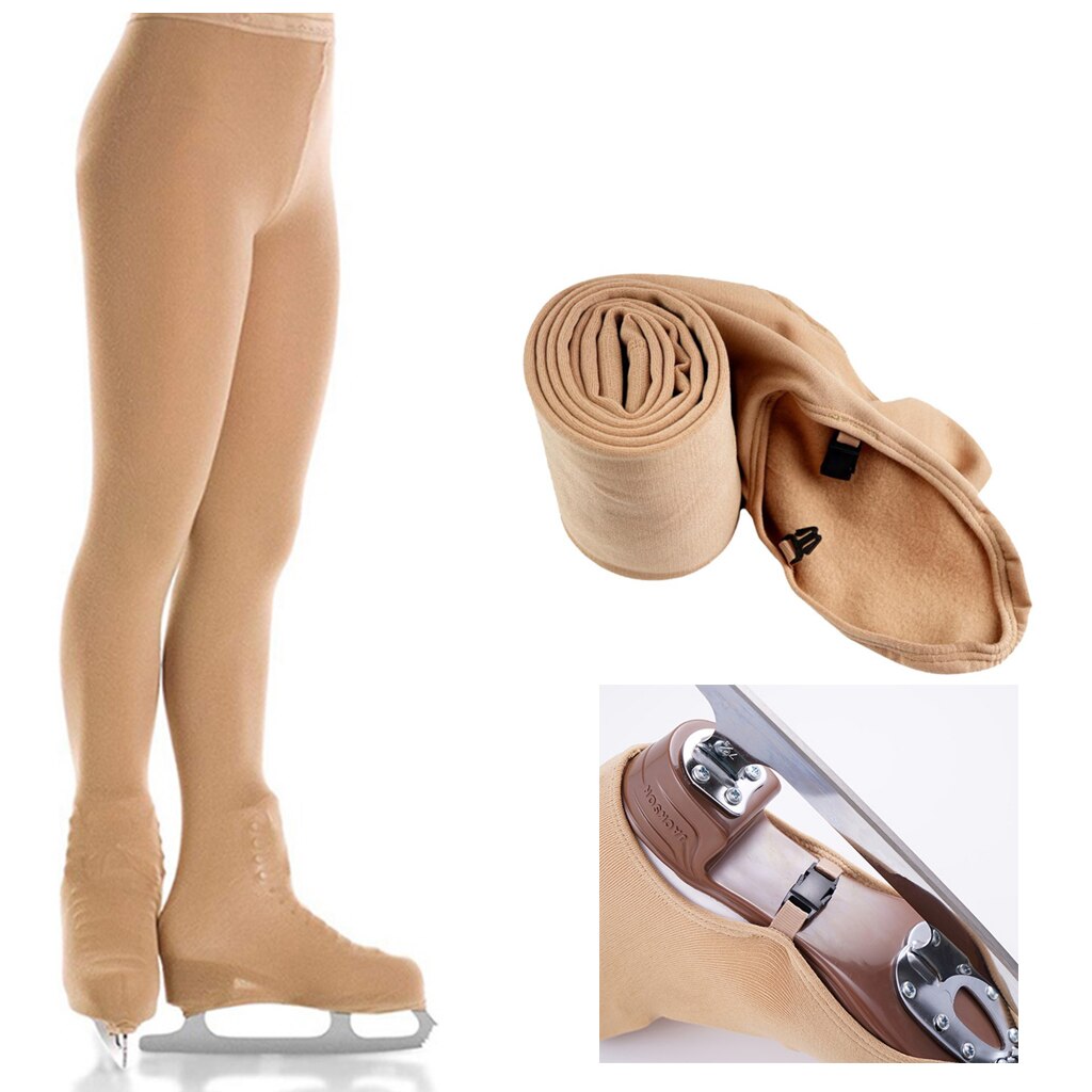 Barn ungdom flickas fotlösa konståkning över boot tights kompression leggings