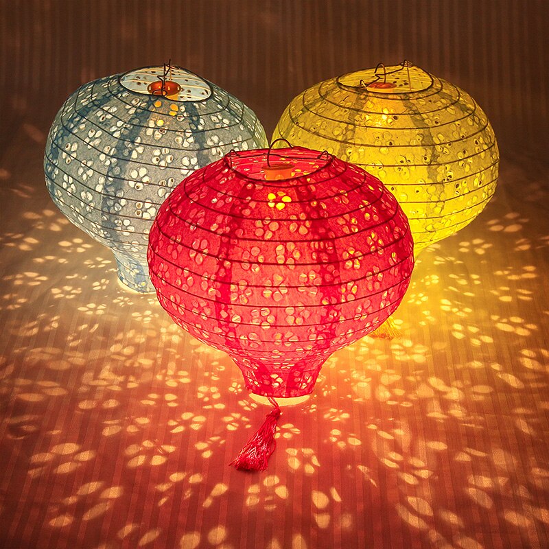 Neue 1pc Heißer Luft Ballon Papier Aushöhlen Papier Laterne Regenbogen Laterne Decora freundlicher Geburtstag Party Hochzeit Dekor Party liefert