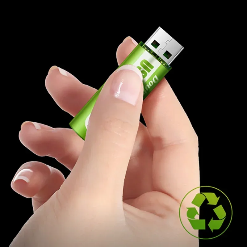 Batteria AA da 1,5 V Batteria ricaricabile agli ioni di litio USB da 1400 mWh/900 mAh per mouse con telecomando piccolo ventilatore Batteria giocattolo elettrica