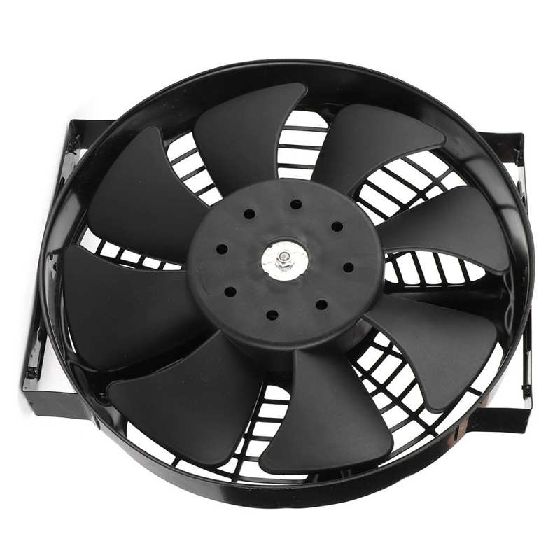 Fan Engine Cooling Electric Radiator Air Conditioning DC 12V 80W 2400RPM for Car Truck 10in Universal