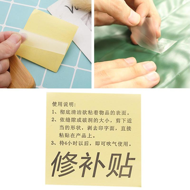 10pcs Swimming float repair kit PVC Puncture Repair Patch Glue Kit Adhesive For Inflatable Toy Pools Float Air Bed Dinghies