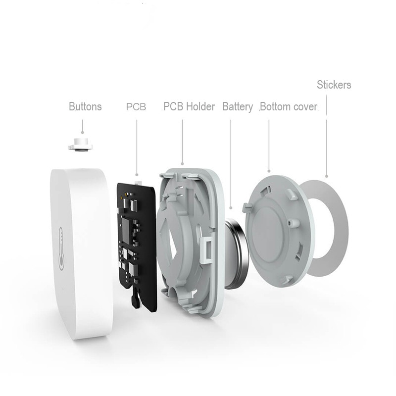 Aqara-Sensor de temperatura y humedad Original, dispositivo inteligente de presión de aire, funciona con Android IOS aplicación Mijia, Control en Stoc